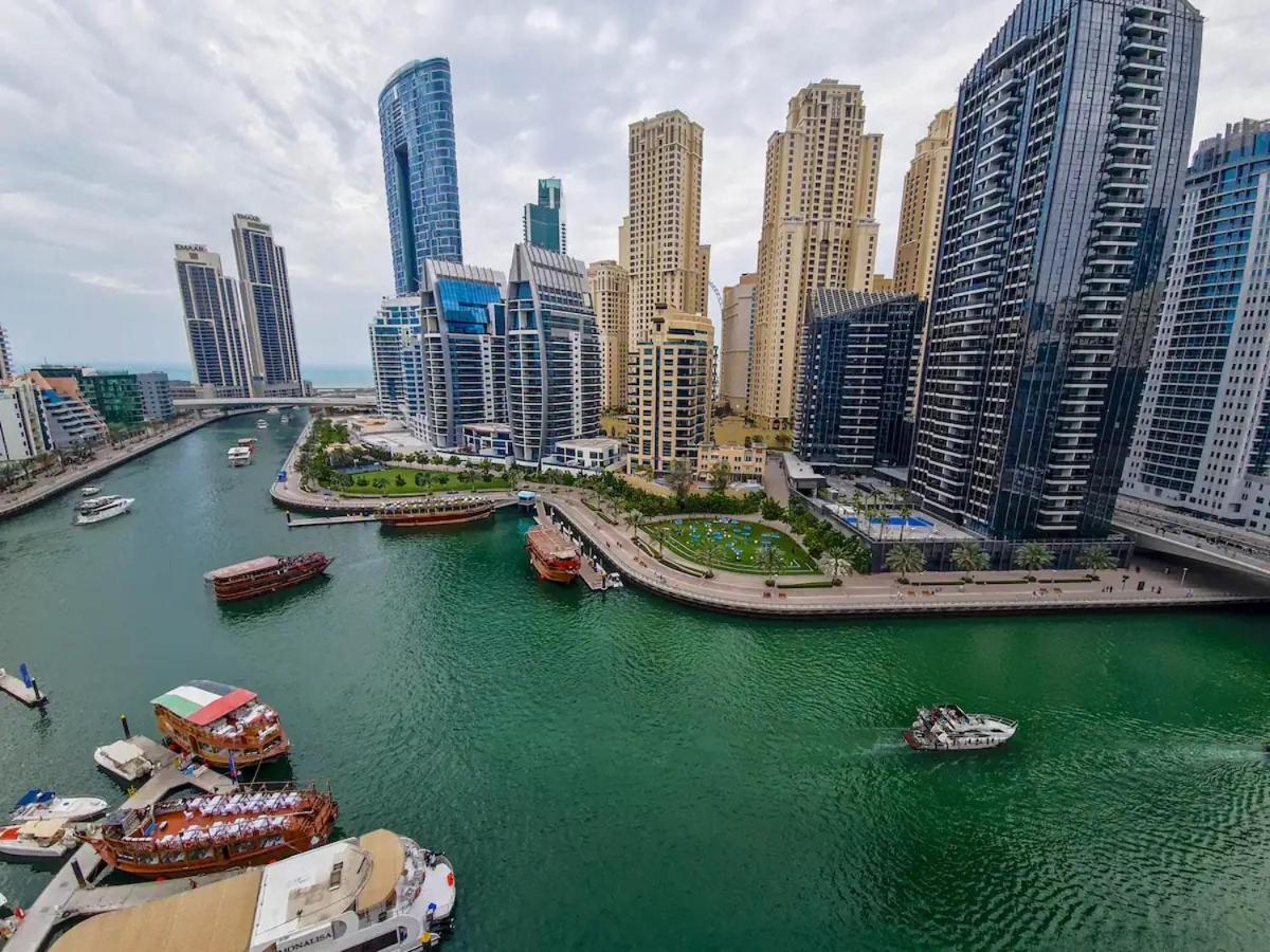 Dubai Marina Amazing View Sea View Apartment Exterior foto